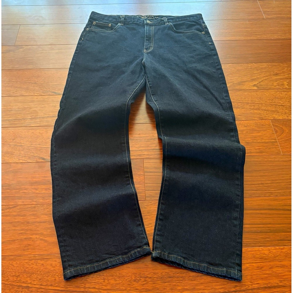 Lauren Ralph Lauren Jeans Co Classic Straight Dark Wash Stretch Jeans Size 14